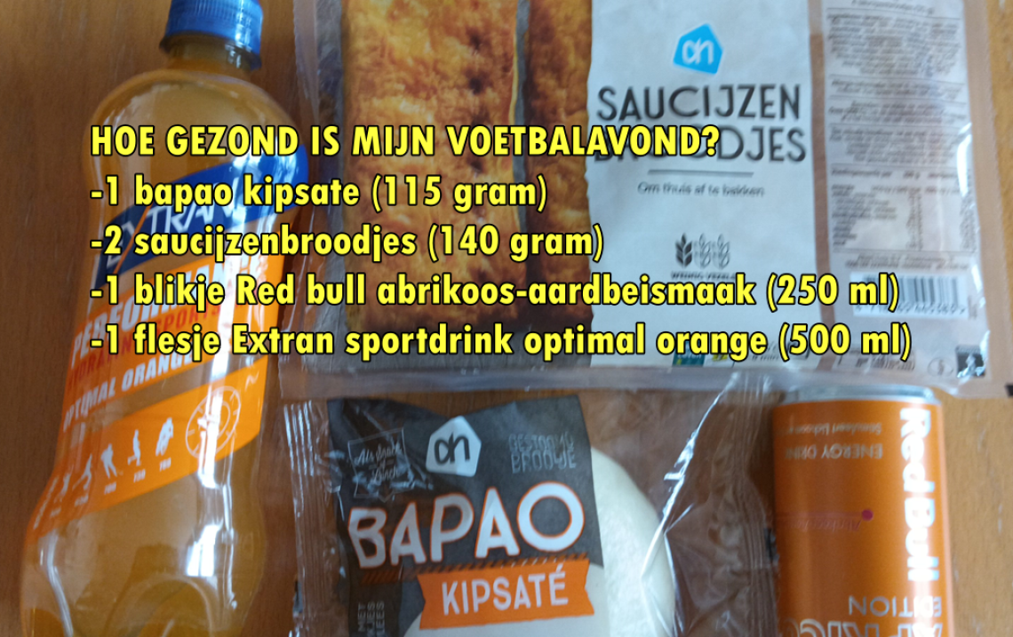 Hoe gezond is mijn voetbalavond 4-7-2024? 